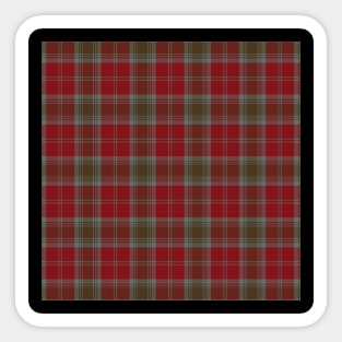 Lindsay Weathered Plaid Tartan Scottish Sticker